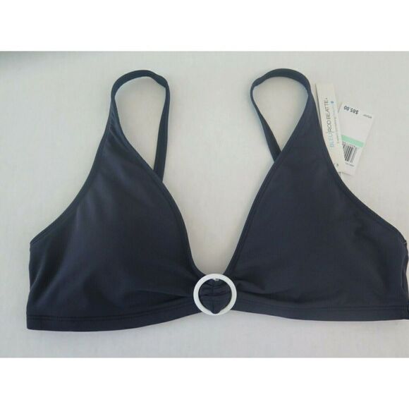 Bleu Rod Beattie Women’s Size 4 Buckle Up Black Bralette Bikini Top $85 - Picture 4 of 5